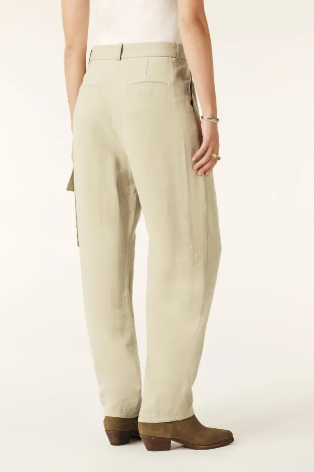 CargoStyle Pants Loik Beige Women Baandsh Pants and Jeans