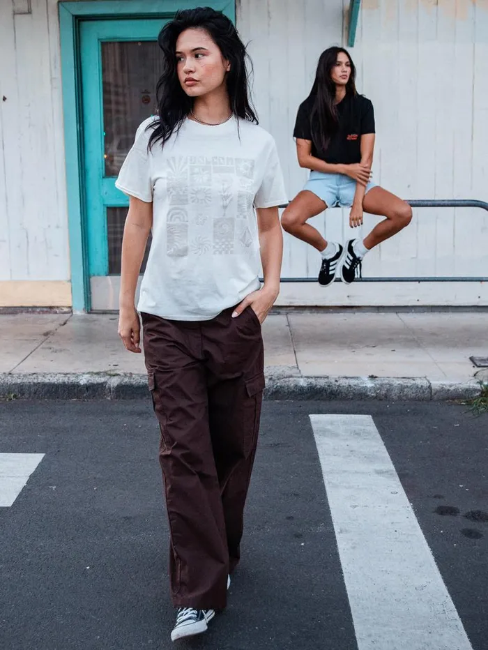 Cargstone Pants 8211 Dark Chocolate Womens Volcom Bottoms