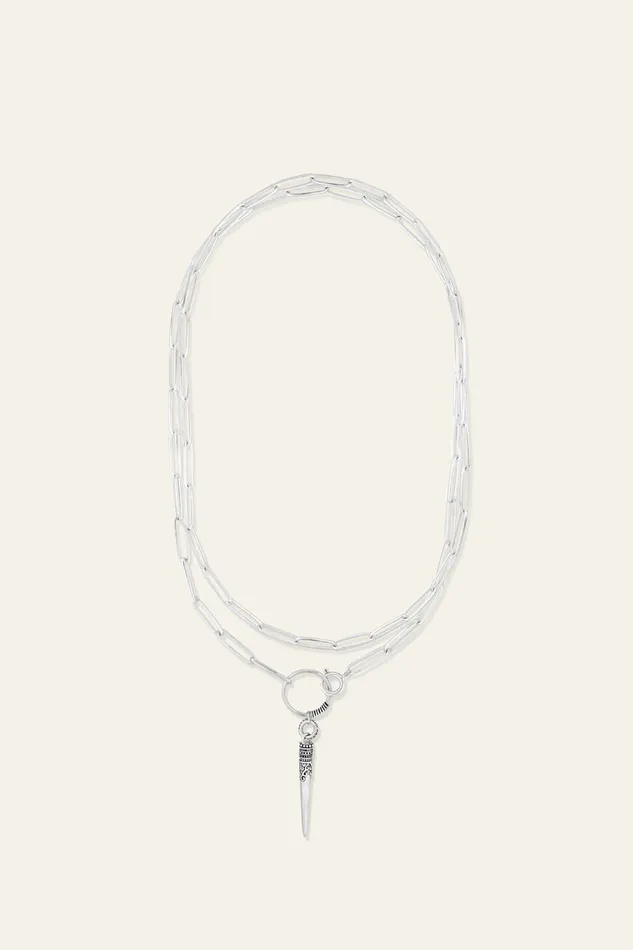 Chain Necklace Naomie Gray Women Baandsh Jewelry
