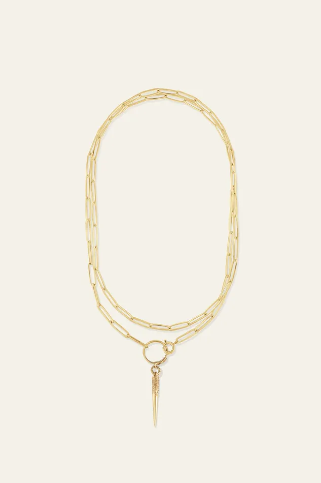 Chain Necklace Naomie Gray Women Baandsh Jewelry
