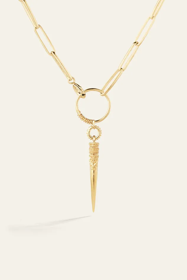 Chain Necklace Naomie Gray Women Baandsh Jewelry