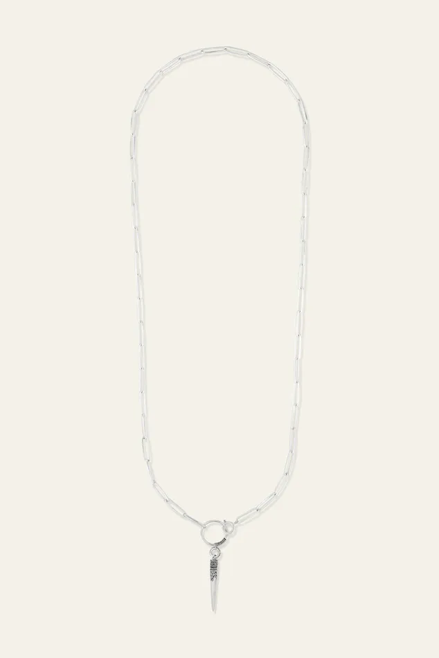 Chain Necklace Naomie Gray Women Baandsh Jewelry