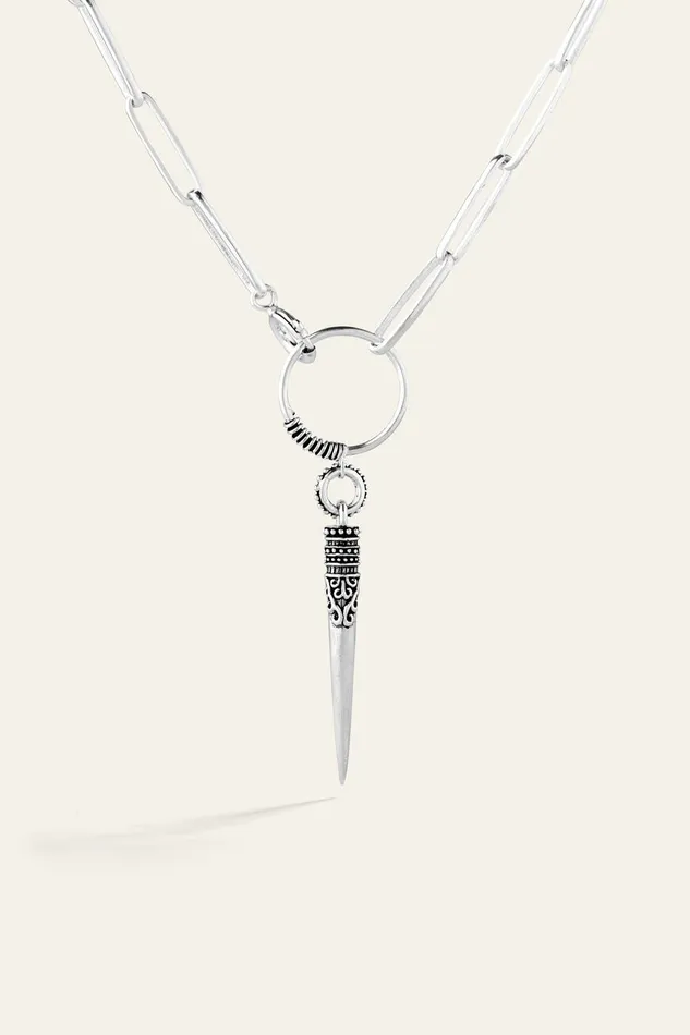 Chain Necklace Naomie Gray Women Baandsh Jewelry