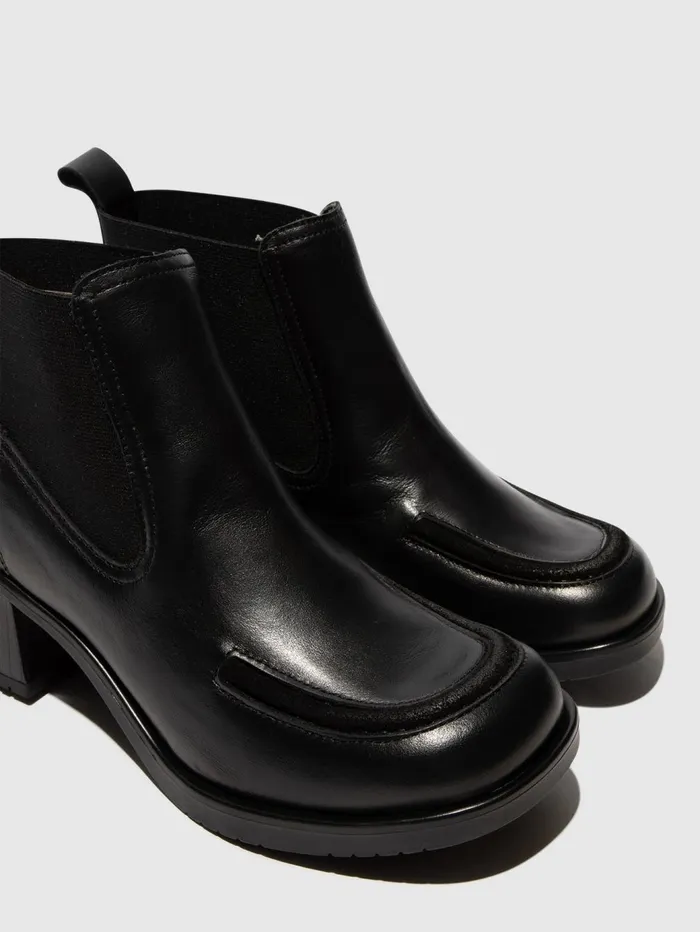 Chelsea Ankle Boots KATH016FLY BLACK Women Fly London Ankle Boots