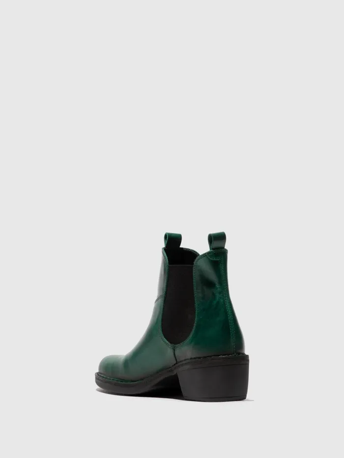 Chelsea Ankle Boots MEME030FLY SHAMROCK GREEN Women Fly London Ankle Boots