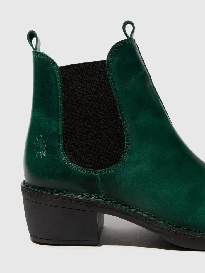 Chelsea Ankle Boots MEME030FLY SHAMROCK GREEN Women Fly London Ankle Boots
