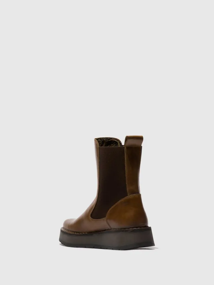 Chelsea Ankle Boots RUBA100FLY CAMEL Women Fly London Ankle Boots