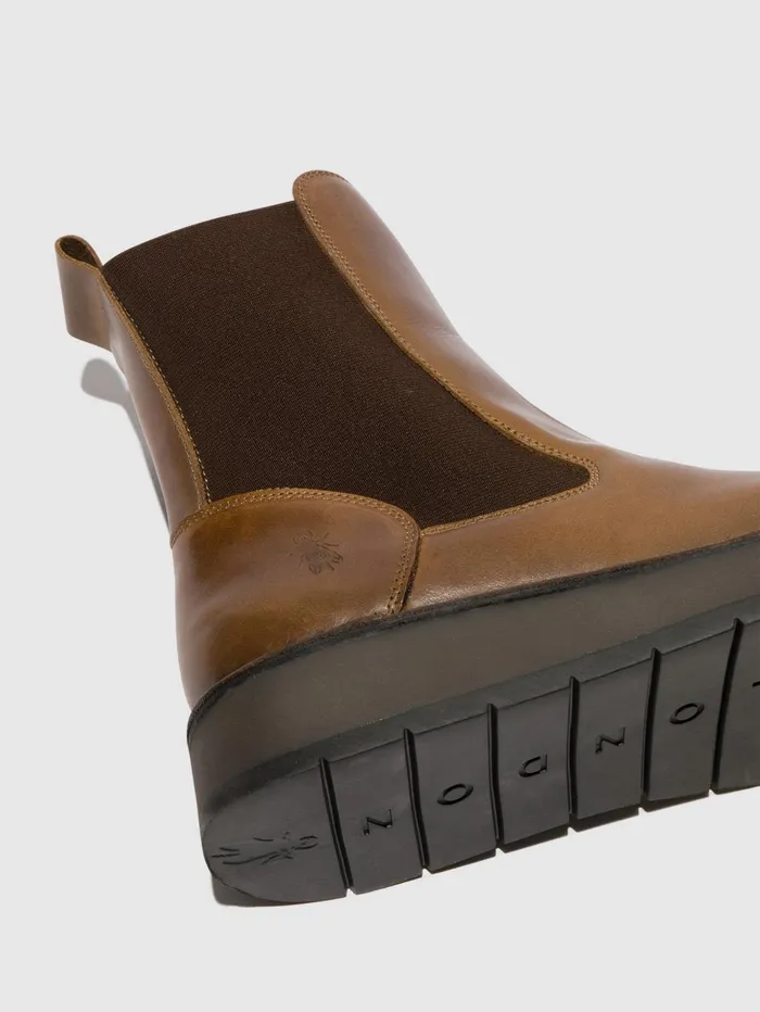 Chelsea Ankle Boots RUBA100FLY CAMEL Women Fly London Ankle Boots