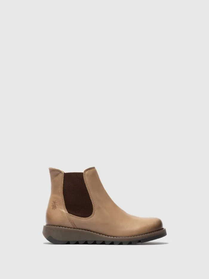 Chelsea Ankle Boots SALV195FLY TAUPE Women Fly London Ankle Boots