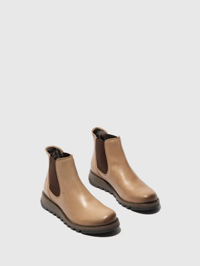 Chelsea Ankle Boots SALV195FLY TAUPE Women Fly London Ankle Boots