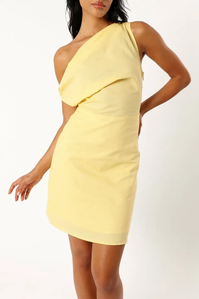 Chrissy Mini Dress Butter Linen Dresses Petal and Pup Women