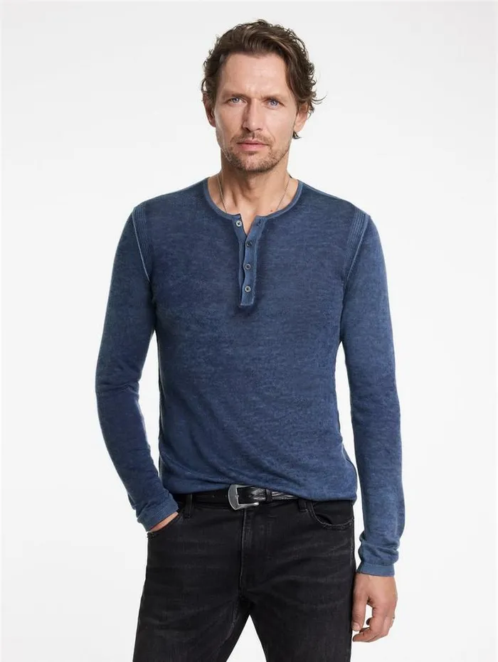 CHRISTIE HENLEY Navy Men John Varvatos Sweaters
