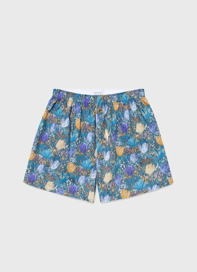 Classic Boxer Shorts In Liberty Fabric Tulip Men SUNSPEL Boxer Shorts