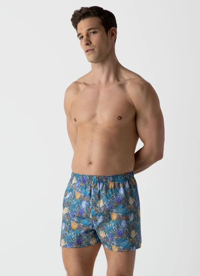 Classic Boxer Shorts In Liberty Fabric Tulip Men SUNSPEL Boxer Shorts