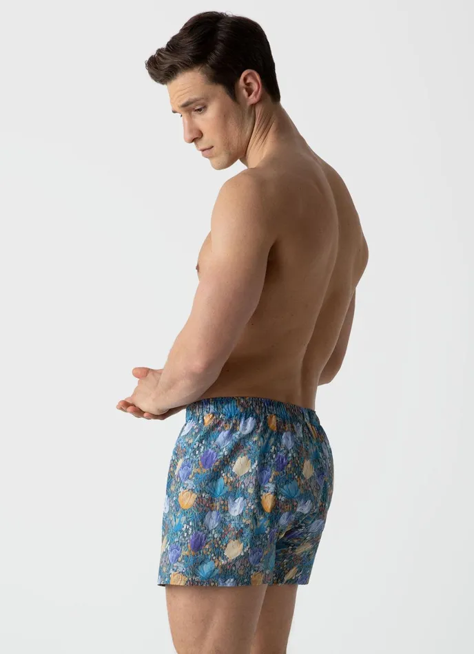 Classic Boxer Shorts In Liberty Fabric Tulip Men SUNSPEL Boxer Shorts