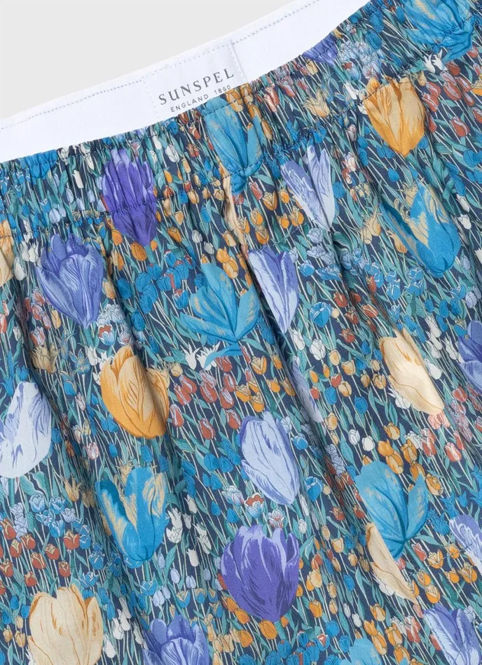 Classic Boxer Shorts In Liberty Fabric Tulip Men SUNSPEL Boxer Shorts