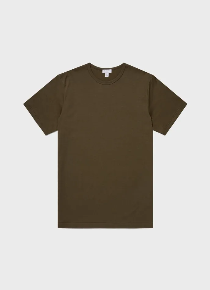 Classic Tshirt Dark Olive Men SUNSPEL Tshirts