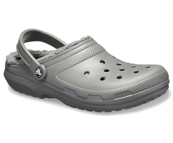 Clogs Crocs WomenMen Classic Lined Clog Slate GreySmoke