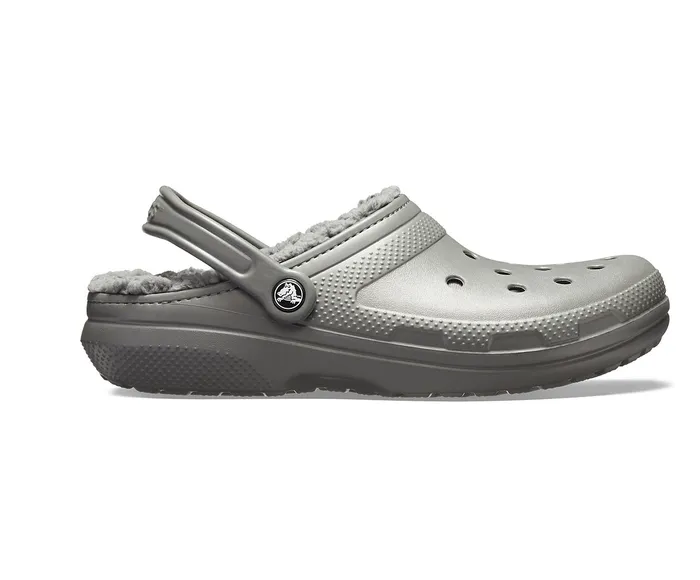Clogs Crocs WomenMen Classic Lined Clog Slate GreySmoke