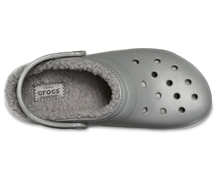Clogs Crocs WomenMen Classic Lined Clog Slate GreySmoke