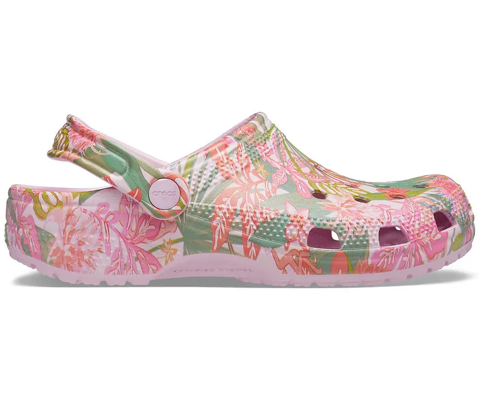 Clogs Women Crocs Classic Vera Bradley Clog Ballerina Pink