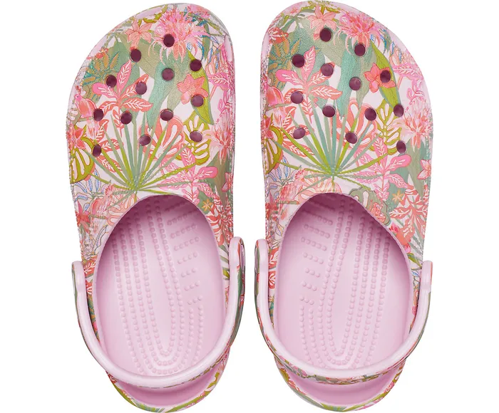 Clogs Women Crocs Classic Vera Bradley Clog Ballerina Pink