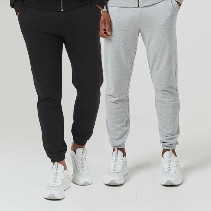 Closure London 2Pack Relaxed Fit Cuffed Joggers Black Light Grey Marl Men Pants
