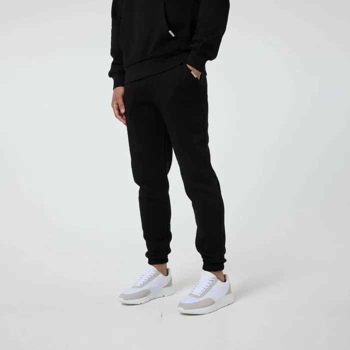 Closure London 2Pack Relaxed Fit Cuffed Joggers Black Light Grey Marl Men Pants