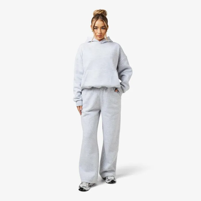 Closure London Core Logo Open Hem Jogger Grey Marl Women Joggers