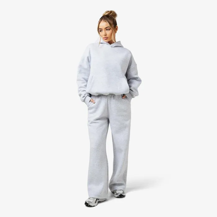 Closure London Core Logo Open Hem Jogger Grey Marl Women Joggers