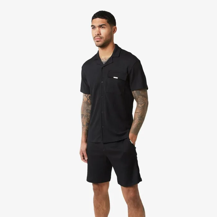 Closure London Crinkle Short Black Men Shorts