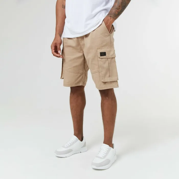 Closure London Long Fit Utility Cargo Short Stone Men Shorts