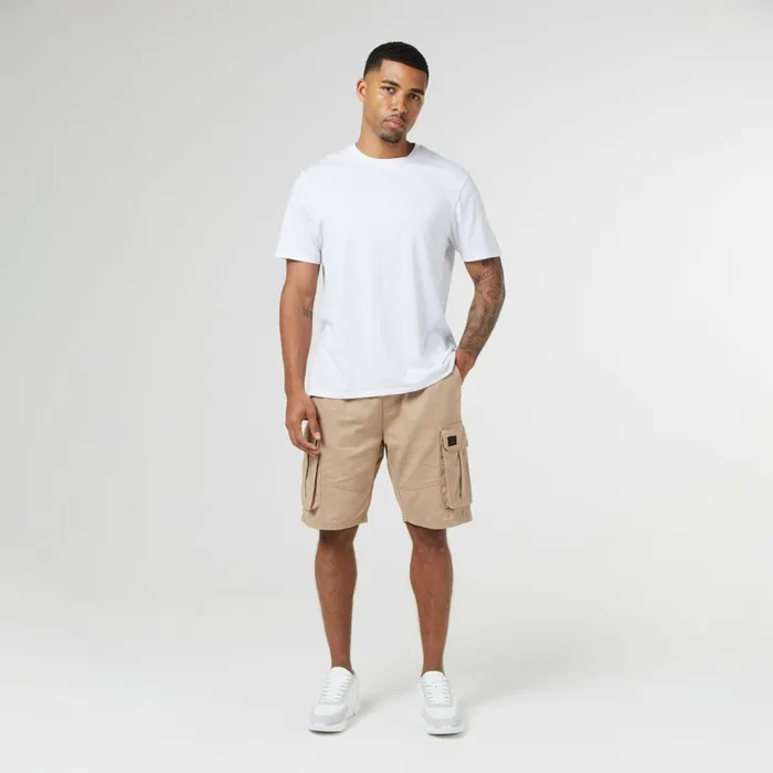 Closure London Long Fit Utility Cargo Short Stone Men Shorts