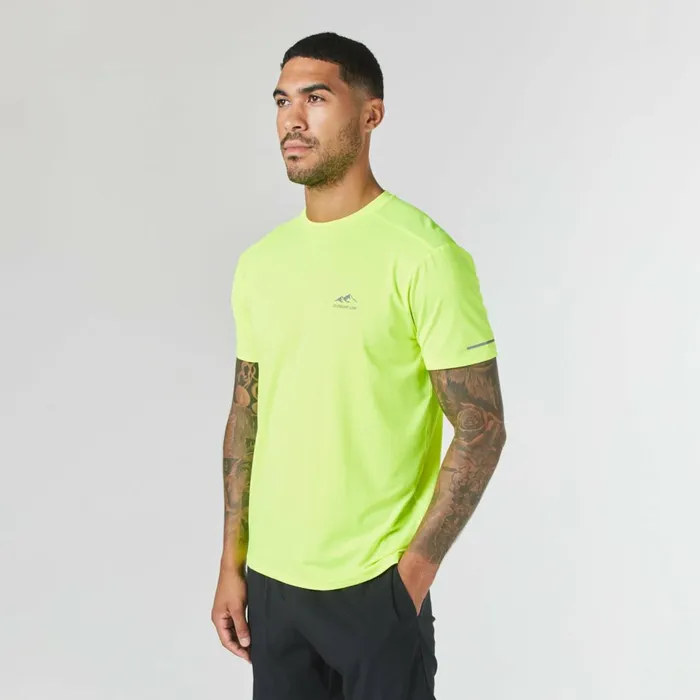 Closure London Performance TShirt Fluorescent Yellow Men TShirts