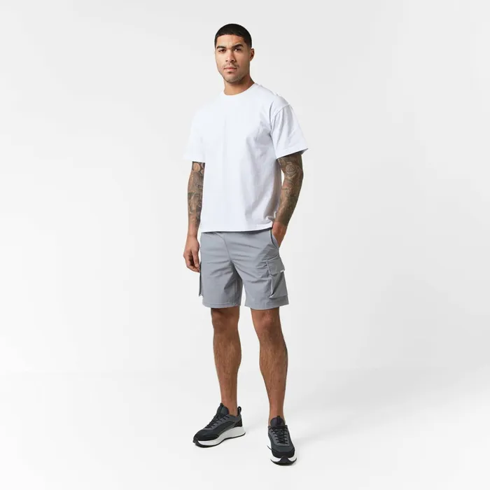 Closure London Premium Tech Cargo Short Frost Grey Men Shorts