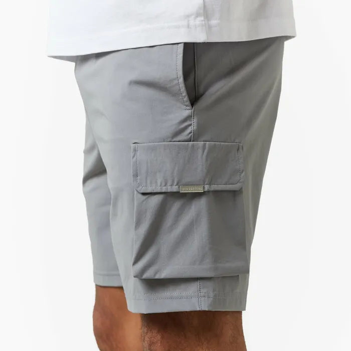 Closure London Premium Tech Cargo Short Frost Grey Men Shorts