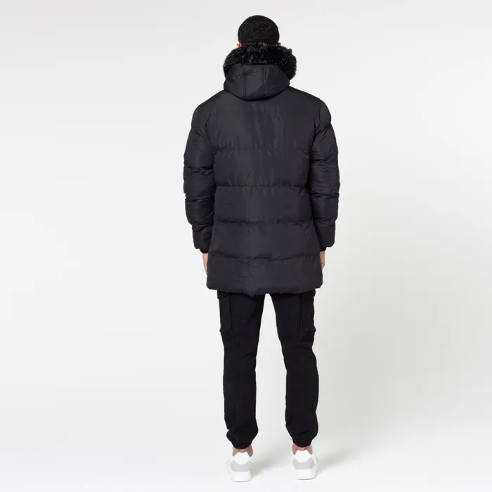 Closure London Puffer Parka Black Men Coats and Jackets