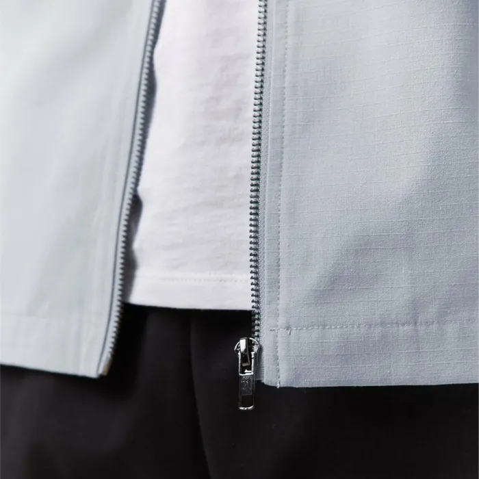 Closure London Smart Utility Overshirt Frost Grey Men Overshirts