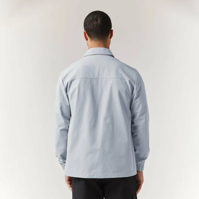 Closure London Smart Utility Overshirt Frost Grey Men Overshirts