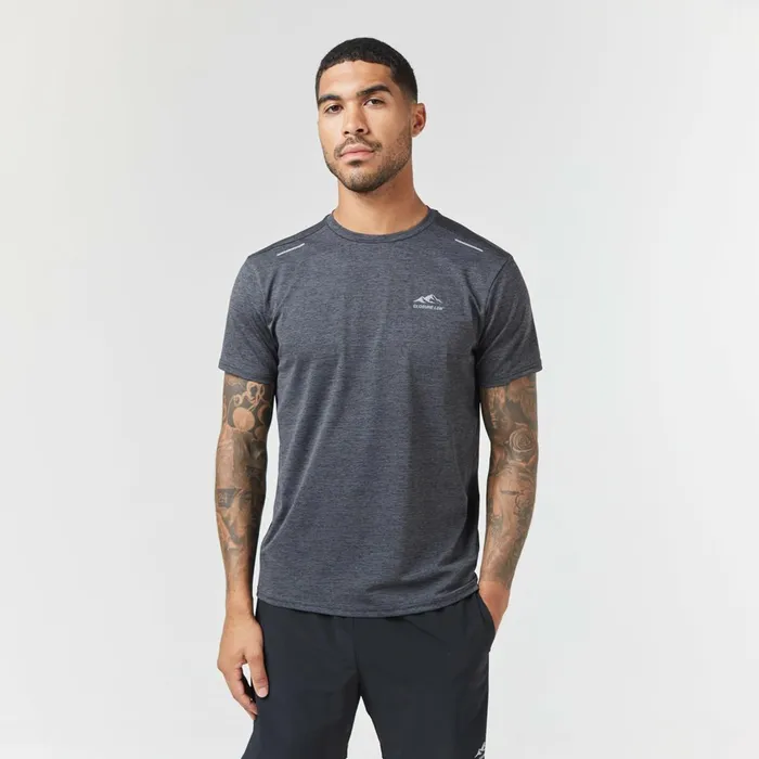 Closure London Space Dye Performance TShirt Black Men TShirts