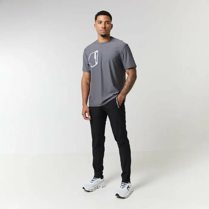 Closure London Tech Pocket TShirt Dark Grey Men TShirts