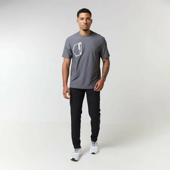 Closure London Tech Pocket TShirt Dark Grey Men TShirts