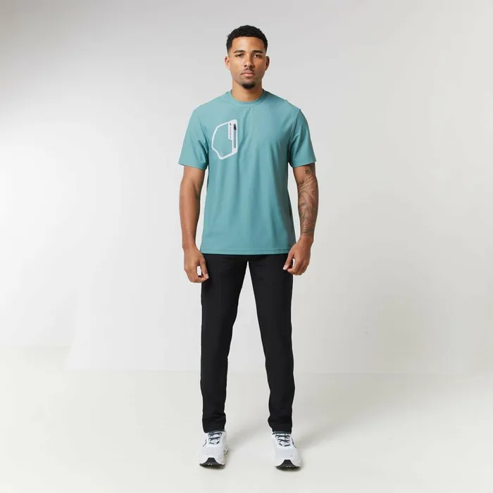 Closure London Tech Pocket TShirt Dark Sage Men TShirts