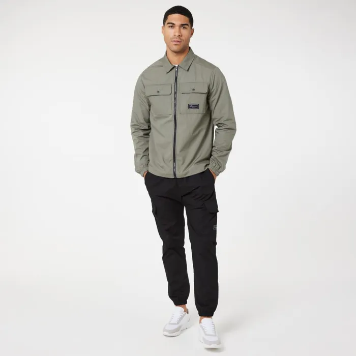Closure London Utility Overshirt Olive Men Overshirts