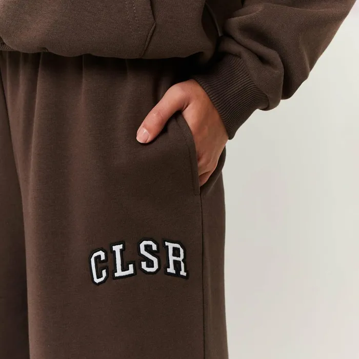 Closure London Varsity CLSR Applique Tracksuit Brown Women Sets