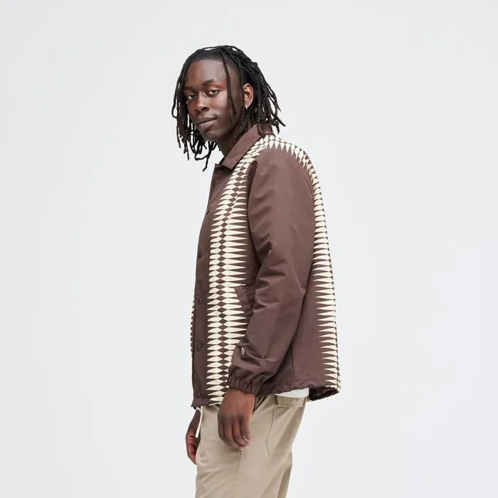Coaches Jacket Darkbrown Men Stance Jackets