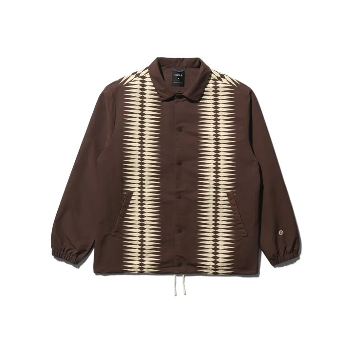 Coaches Jacket Darkbrown Men Stance Jackets
