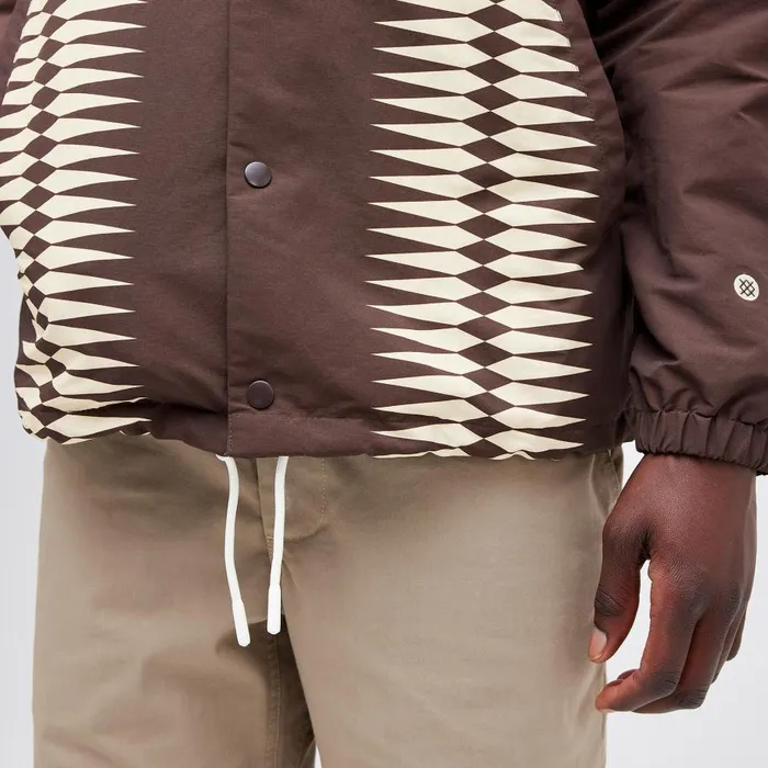 Coaches Jacket Darkbrown Men Stance Jackets
