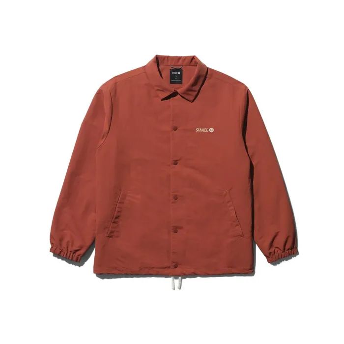 Coaches Jacket Rust Men Stance Jackets