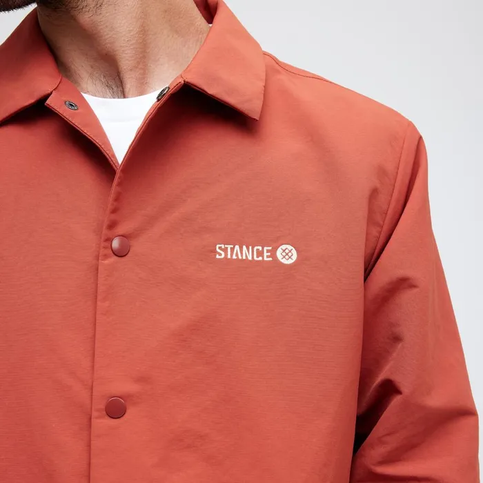 Coaches Jacket Rust Men Stance Jackets